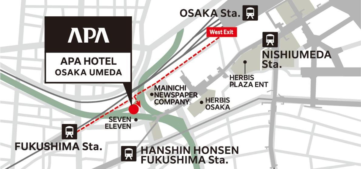 Apa Hotel Osaka Umeda Eksteriør bilde